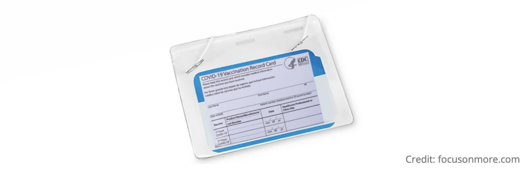 Vaccination Card Sleeve